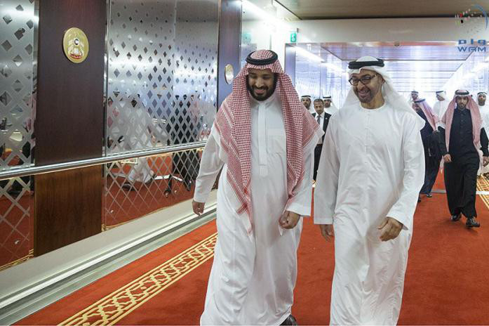  Photo: Mohammed bin Salman and Mohammed bin Zayed.