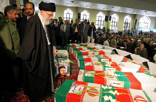The 200 fighters acknowledged killed are reportedly Afghan refugees paid to fight in Syria (AFP)