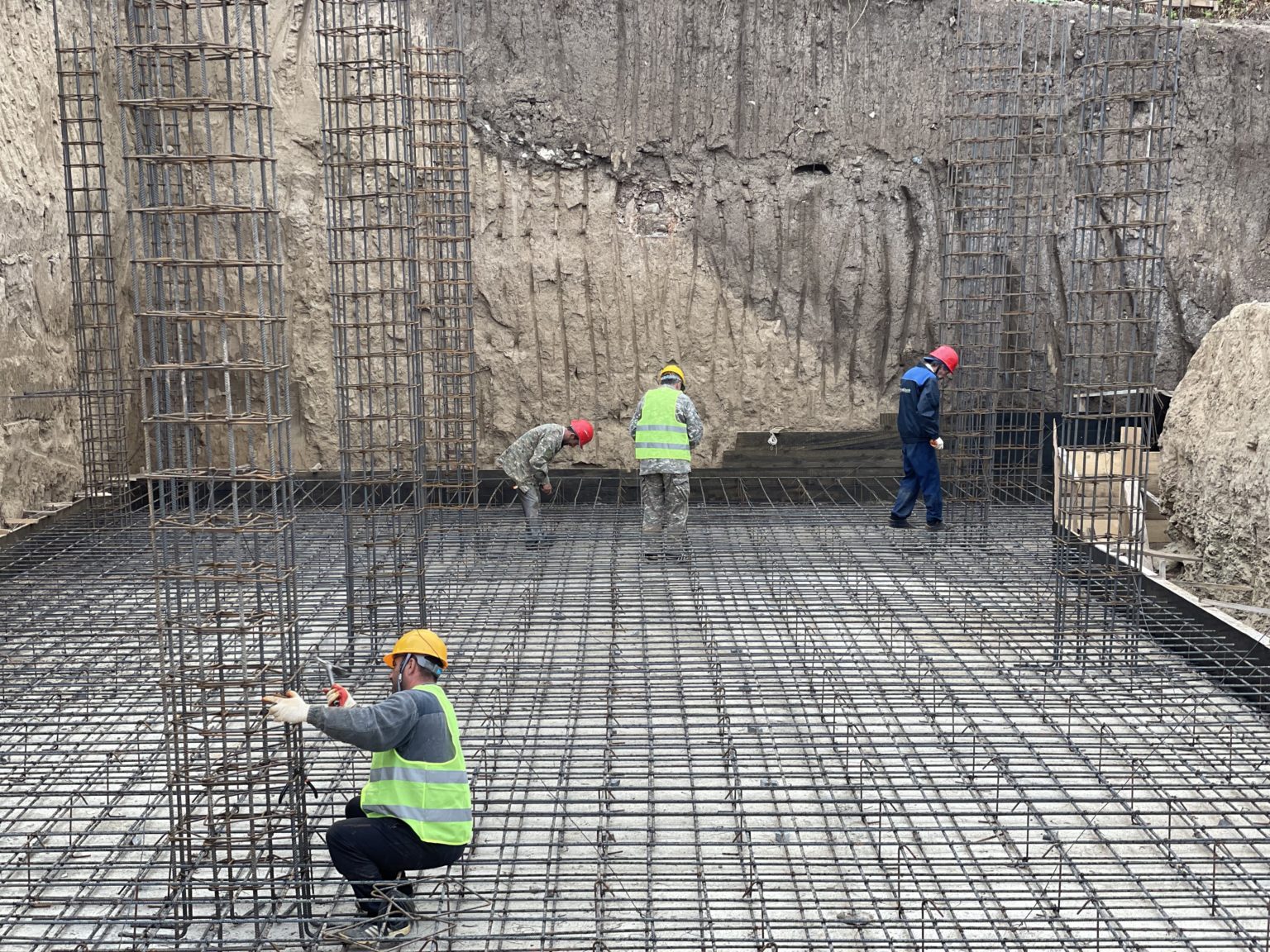 Construction in progress on the New Day Center and Soup Kitchen in Berd