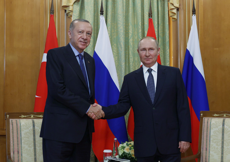 President Erdogan meets with President Putin, August 5, 2022 (Photo: Presidency of the Republic of Turkey)