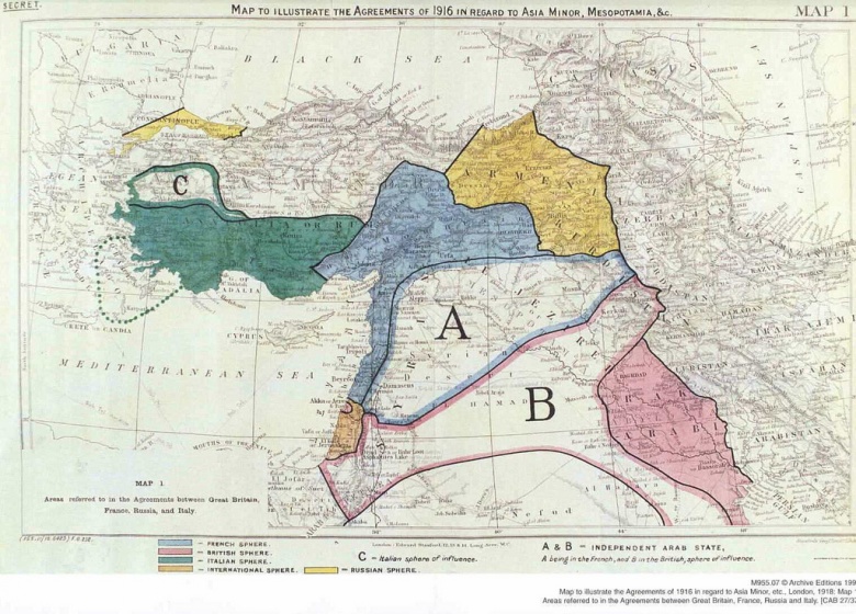 The collapse of the Sykes-Picot borders (By Yeghia Tashjian)